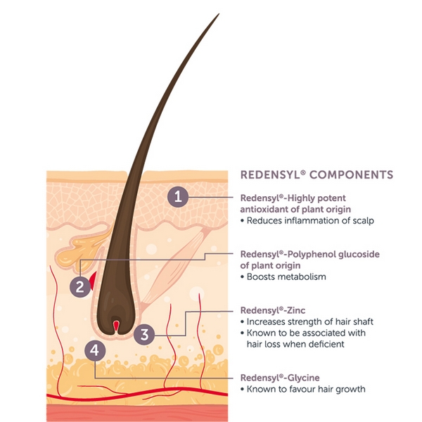 redensyl in alika hair products